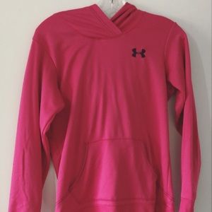 Under armour pink hoodie
